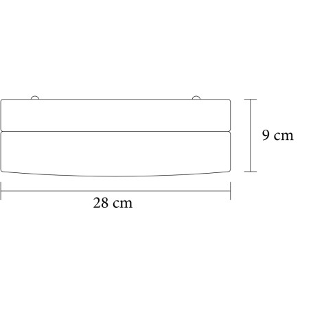 Схема с размерами Arte Lamp A6047PL-3AB