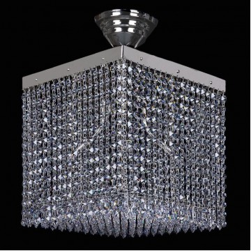 Потолочная люстра Artglass LEANDRA 300x300 CE, 4xG9x35W