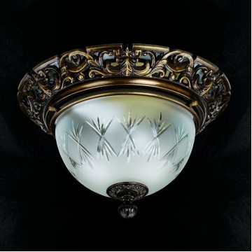 Потолочный светильник Artglass LEA I. LIGHT PATINA, 1xE14x60W