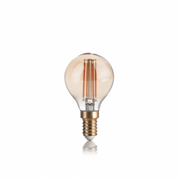 Филаментная светодиодная лампа Ideal Lux LAMPADINA VINTAGE E14 4W SFERA 151656 шар малый E14 4W, 2200K (теплый) 240V