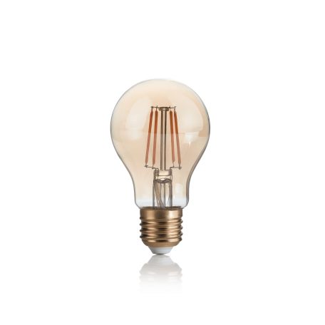 Филаментная светодиодная лампа Ideal Lux LAMPADINA VINTAGE E27 4W GOCCIA 151687 груша E27 4W, 2200K (теплый) 240V - миниатюра 1