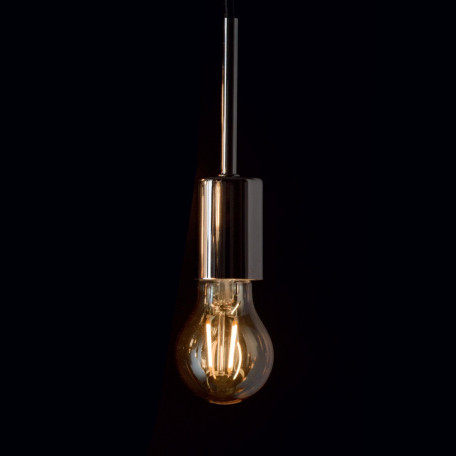 Филаментная светодиодная лампа Ideal Lux LAMPADINA VINTAGE E27 4W GOCCIA 151687 груша E27 4W, 2200K (теплый) 240V - миниатюра 2