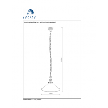 Схема с размерами Lucide 53301/30/03