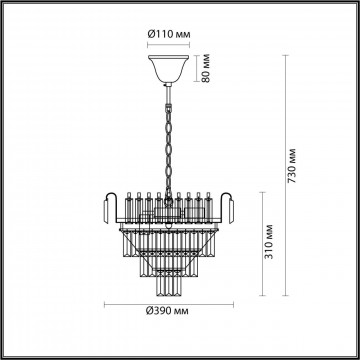 Схема с размерами Lumion 5234/6