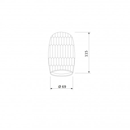 Схема с размерами Elektrostandard a047725