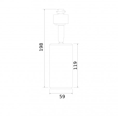 Схема с размерами Elektrostandard a048165