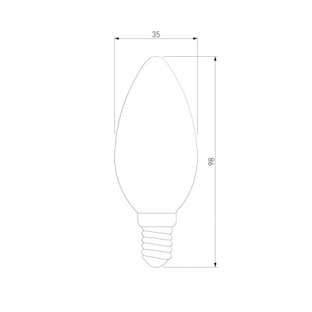 Схема с размерами Elektrostandard a049066