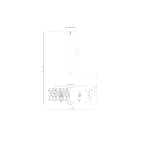 Схема с размерами Freya FR5166PL-06N