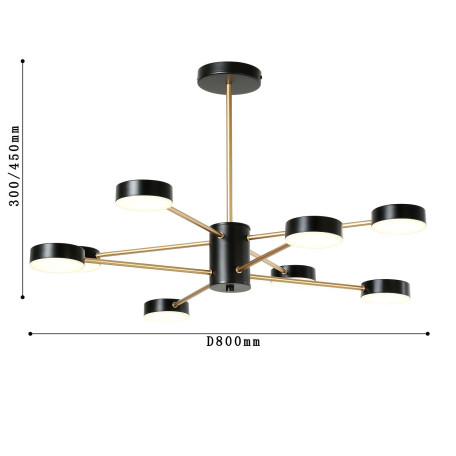 Схема с размерами F-Promo 3058-8P