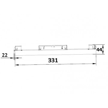 Схема с размерами Crystal Lux 1409/303