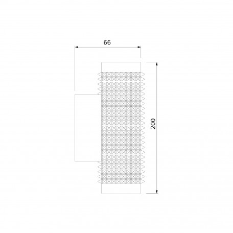 Схема с размерами Elektrostandard a050115