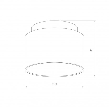 Схема с размерами Elektrostandard a053057