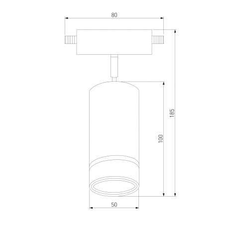 Схема с размерами Elektrostandard a053068