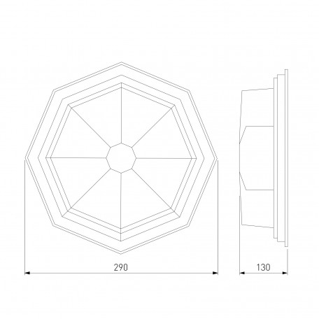 Схема с размерами Elektrostandard a043660