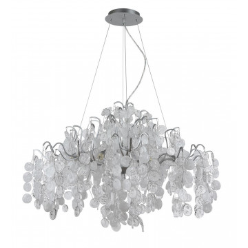 Подвесная люстра Crystal Lux TENERIFE SP9 SILVER 3181/309, 9xG9x40W - миниатюра 2