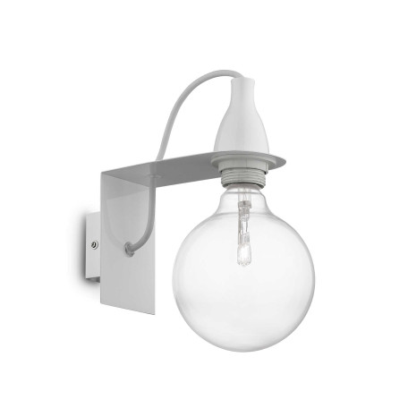 Бра Ideal Lux MINIMAL AP1 BIANCO 045191, 1xE27x60W, белый, металл SALE