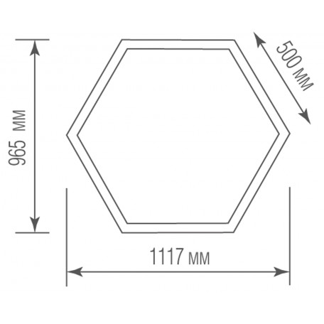 Схема с размерами Donolux DL18516C031B114