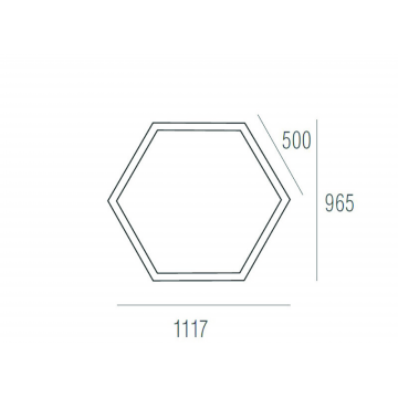 Схема с размерами Donolux DL18516C032А114