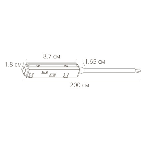 Схема с размерами Arte Lamp A480233