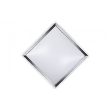 Потолочный светодиодный светильник Lucide Gently 79172/24/12, LED 24W, 3000K (теплый), белый, матовый хром, металл, пластик - миниатюра 2