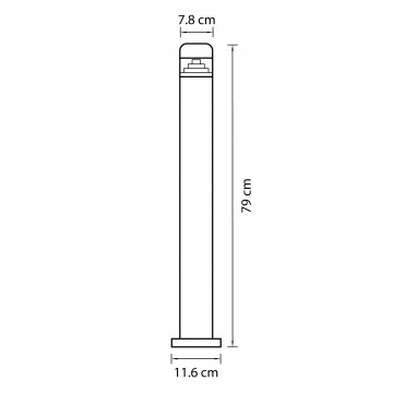 Схема с размерами Lightstar 376707