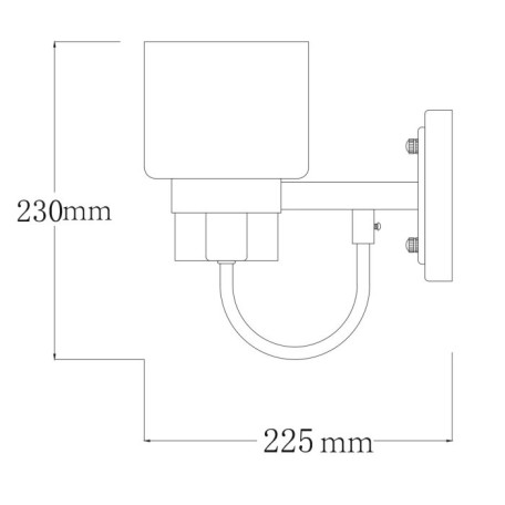 Схема с размерами MW-Light 483025001