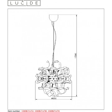 Схема с размерами Lucide 13408/11/31