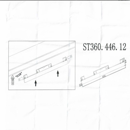 Схема с размерами ST Luce ST360.446.12