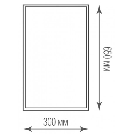 Схема с размерами Donolux DL18516S092W115