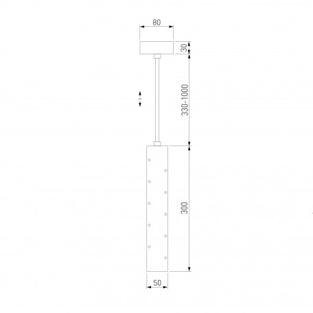 Схема с размерами Elektrostandard a055668