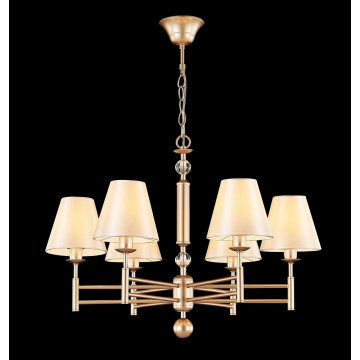 Подвесная люстра Crystal Lux FLAVIO SP6 GOLD 0640/306, 6xE14x60W - миниатюра 2