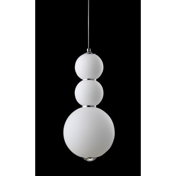 Подвесной светодиодный светильник Crystal Lux DESI SP3 CHROME/WHITE 0470/203, LED 12W 3000K 1200lm - миниатюра 3