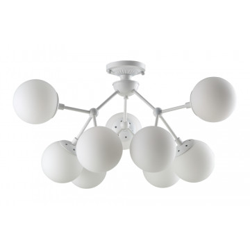 Потолочная люстра Crystal Lux MEDEA PL9 WHITE 2421/109, 9xE27x60W - миниатюра 2