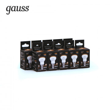 Светодиодная лампа Gauss 106001104 грибок E14 4W, 2700K (теплый) CRI>90 150-265V, гарантия 5 лет - миниатюра 2