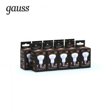 Светодиодная лампа Gauss 106001106 грибок E14 6W, 3000K (теплый) CRI>90 150-265V, гарантия 5 лет - миниатюра 2