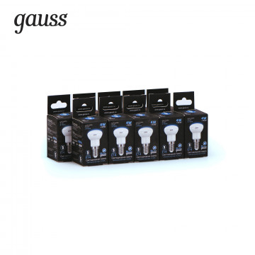 Светодиодная лампа Gauss 106001204 грибок E14 4W, 4100K (холодный) CRI>90 150-265V, гарантия 5 лет - миниатюра 2