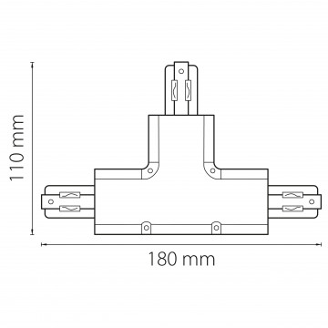 Схема с размерами Lightstar 504137