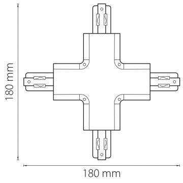 Схема с размерами Lightstar 504146