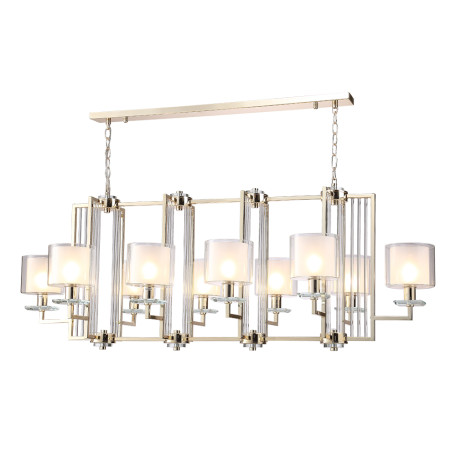 Подвесная люстра Crystal Lux NICOLAS SP10 L1300 GOLD/WHITE 3401/310L, 10xE14x60W