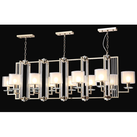 Подвесная люстра Crystal Lux NICOLAS SP12 L1600 GOLD/WHITE 3401/312L, 12xE14x60W - миниатюра 3