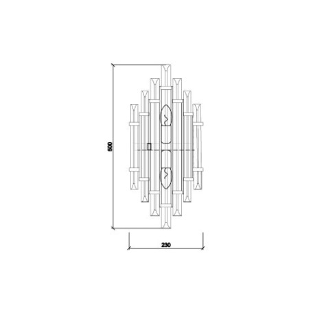 Схема с размерами Vele Luce VL3314W22