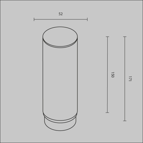 Схема с размерами Maytoni RingLAcr-12-W