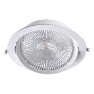 Встраиваемый светодиодный светильник Novotech Spot Stern 358001, LED 30W 3000K 2400lm, пластик