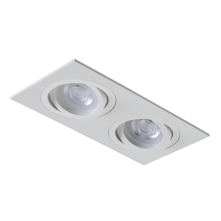 Встраиваемый светильник Crystal Lux CLT 002C2 WH 1400/149, 2xGU10x50W