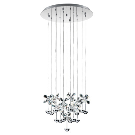 Светодиодная люстра-каскад Eglo Stars of Light Sparkling Crystal Pianopoli 93662, LED 37,5W 3000K 4050lm, стекло