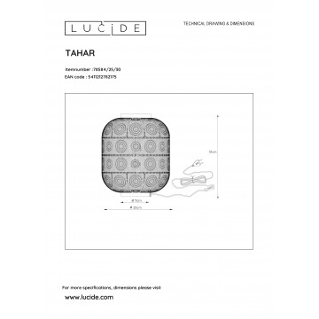 Схема с размерами Lucide 78584/25/30