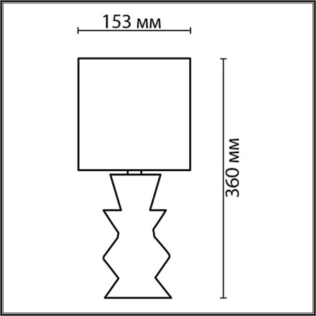 Схема с размерами Lumion 8133/1Т