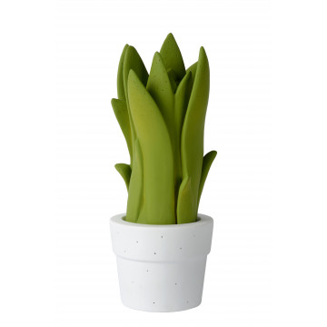 Настольная лампа-ночник Lucide Sansevieria 13522/01/33, 1xE14x25W, зеленый, керамика - миниатюра 2