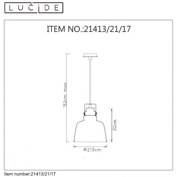 Схема с размерами Lucide 21413/21/17