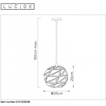 Схема с размерами Lucide 21415/25/36